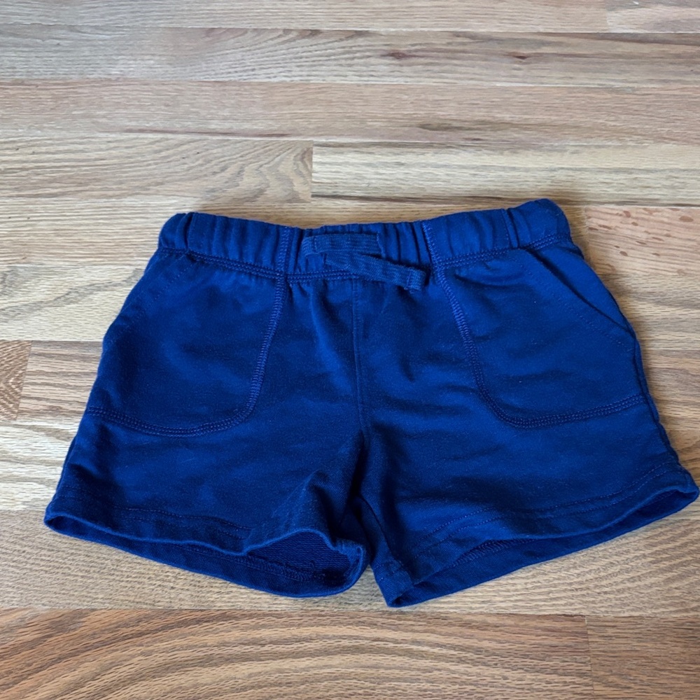 Carter's Navy Blue Elastic-Waist Kids Shorts 4T